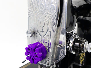 Load image into Gallery viewer, Thread Cutter, Magnetic Flower PURPLE