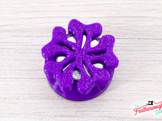 Load image into Gallery viewer, Thread Cutter, Magnetic Flower PURPLE