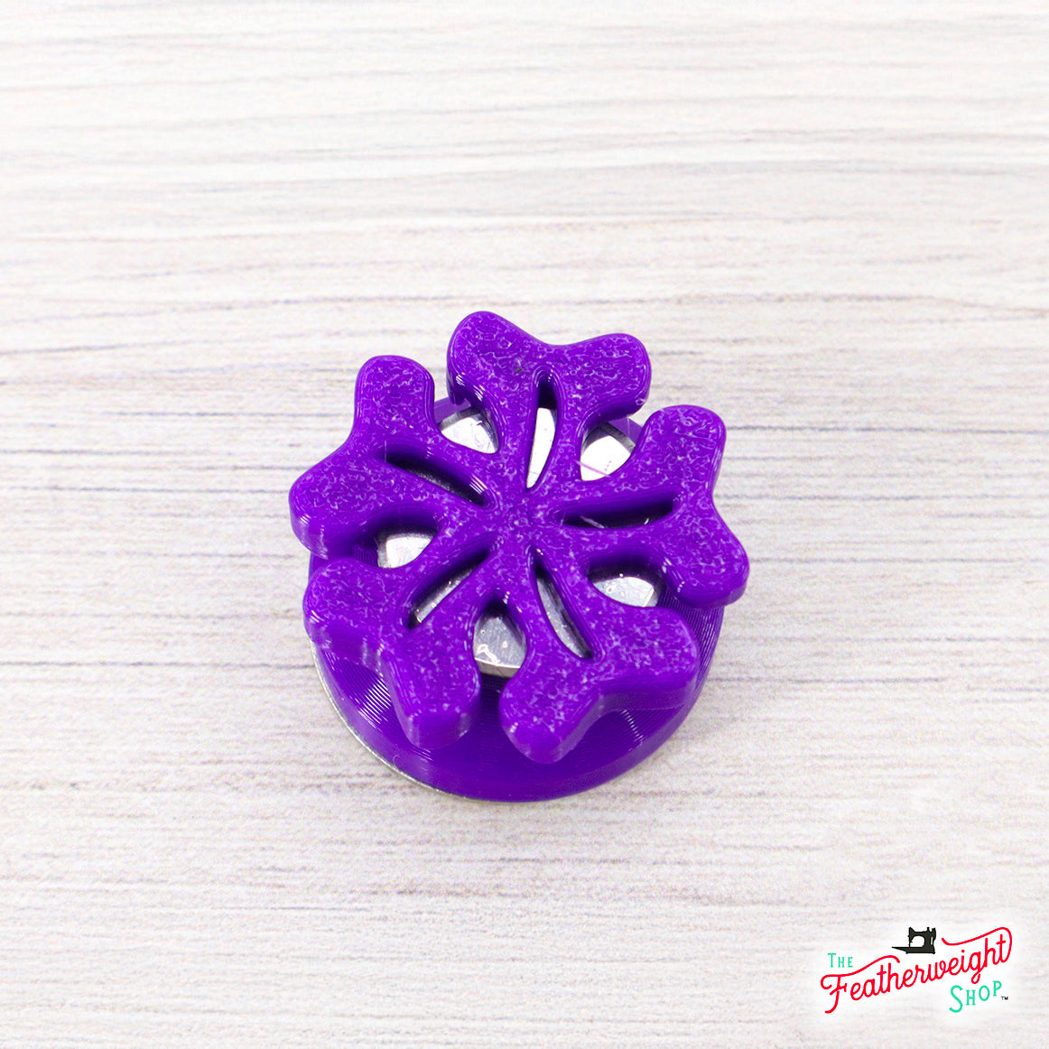 Thread Cutter, Magnetic Flower PURPLE