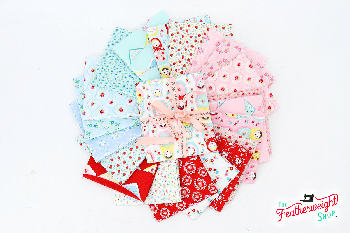 Fabric, Market Day by Amy Jordan for Poppie Cotton - FAT QUARTER BUNDLE