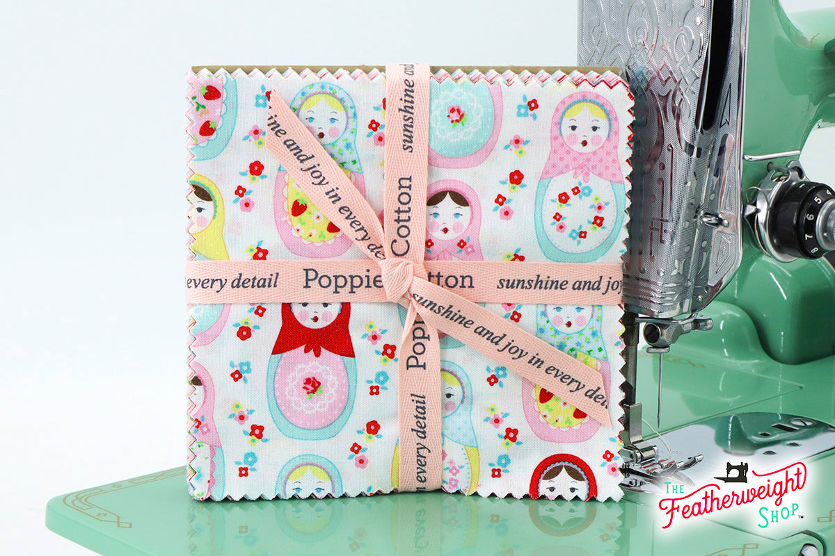 Fabric, Market Day by Amy Jordan for Poppie Cotton - 5-INCH SQUARES