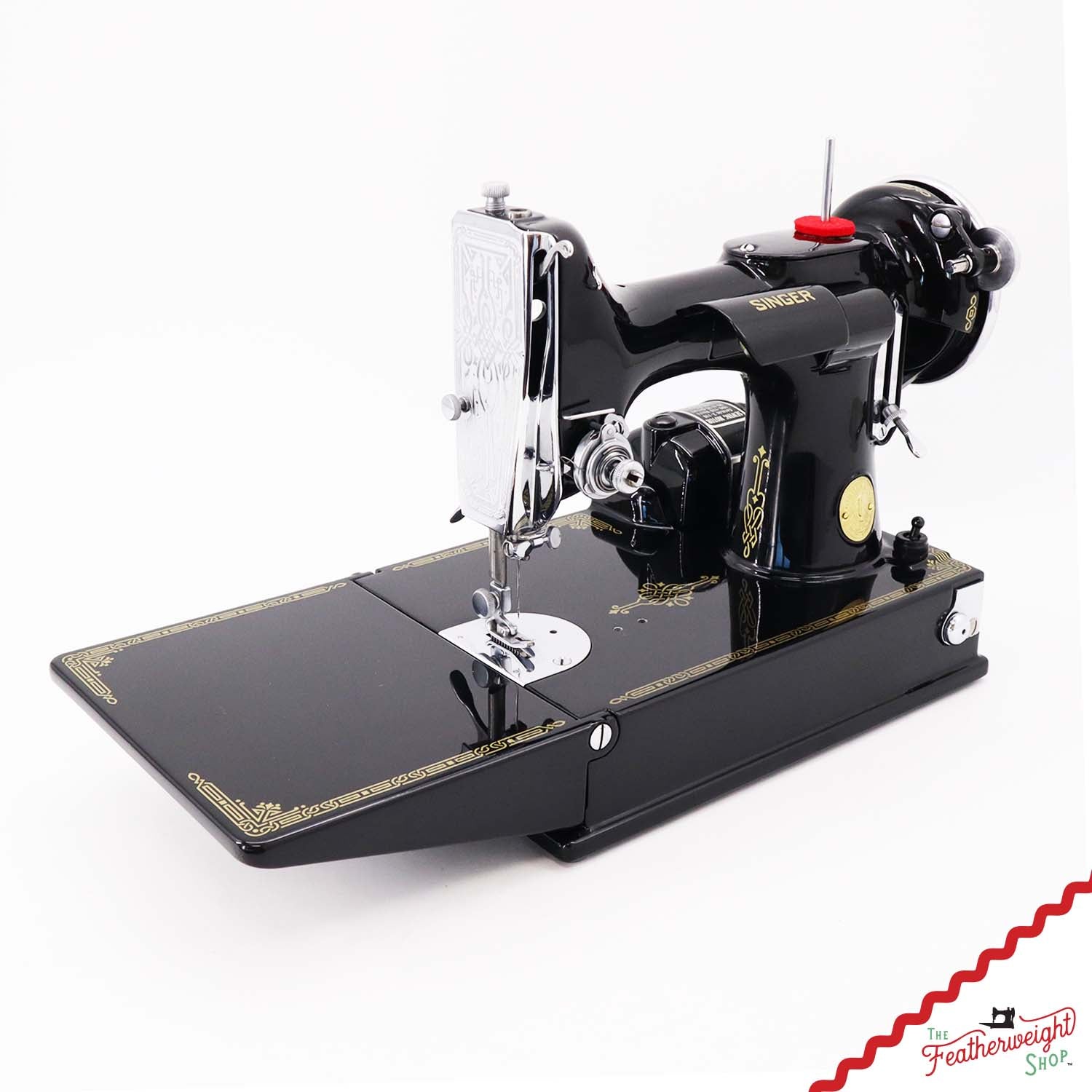 Singer Featherweight 221, "First-Run" 1933 AD5434** - Fully Restored in Gloss Black