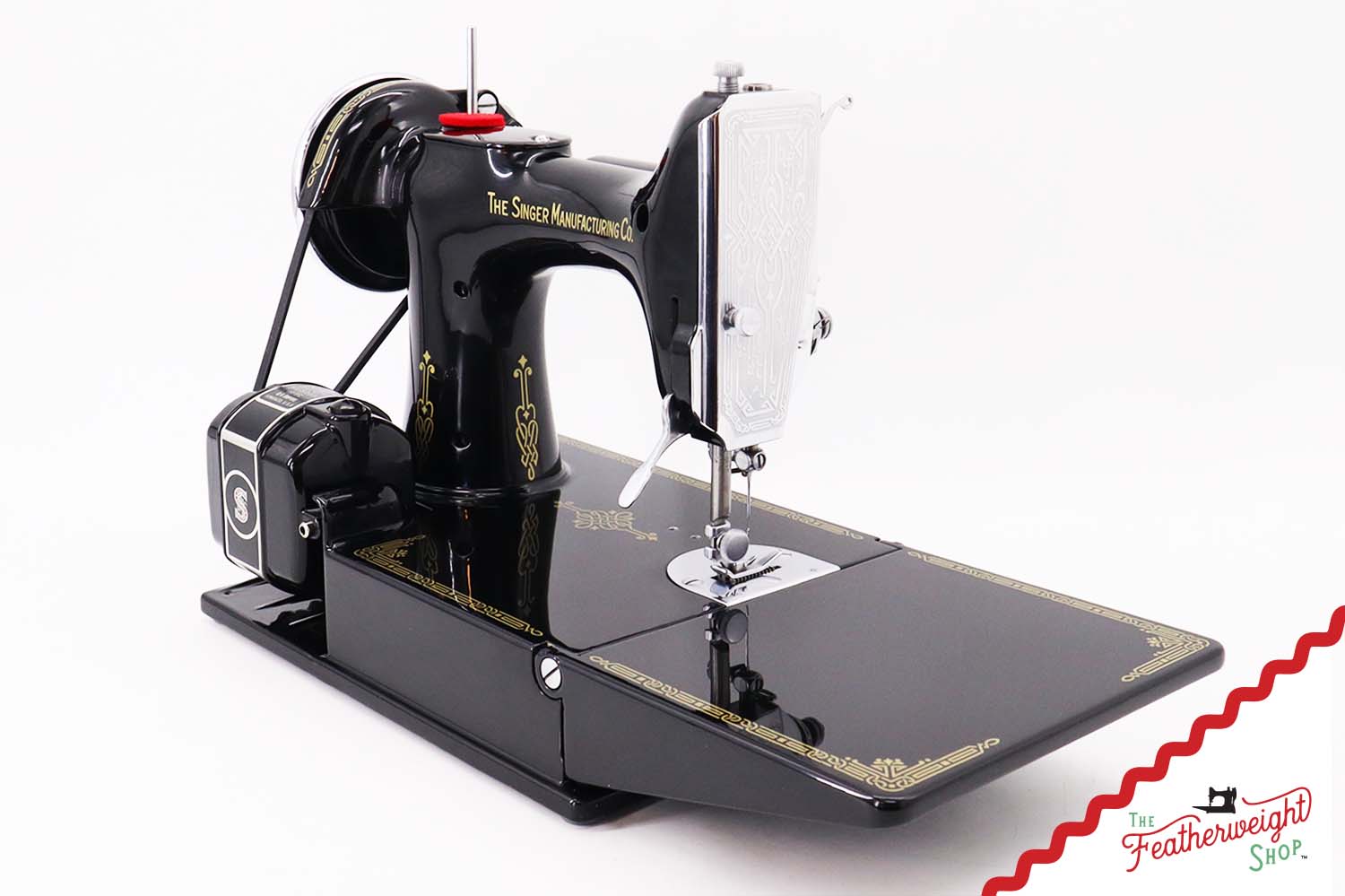 Singer Featherweight 221, "First-Run" 1933 AD5434** - Fully Restored in Gloss Black