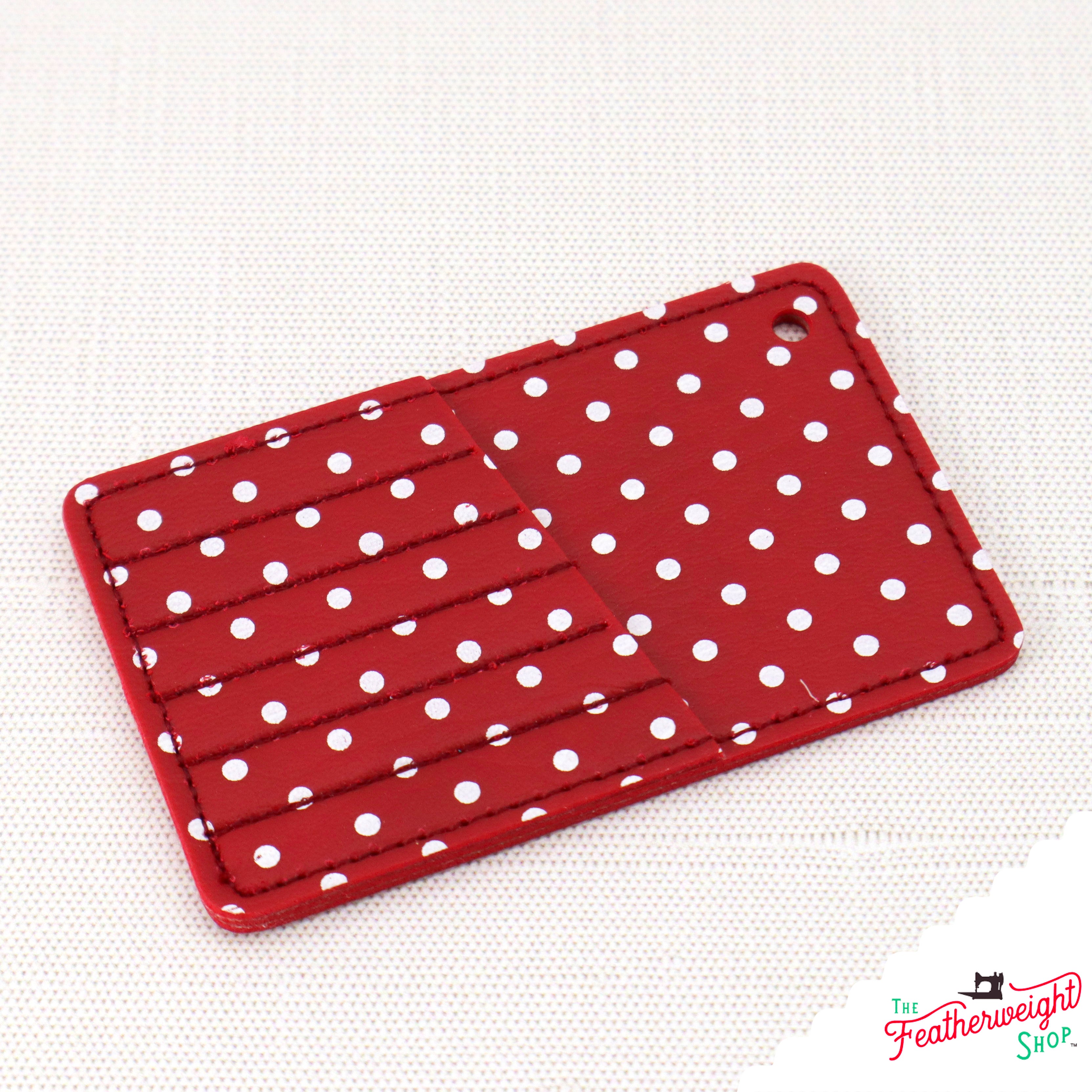 Needle CarryCard - RED Polka Dot