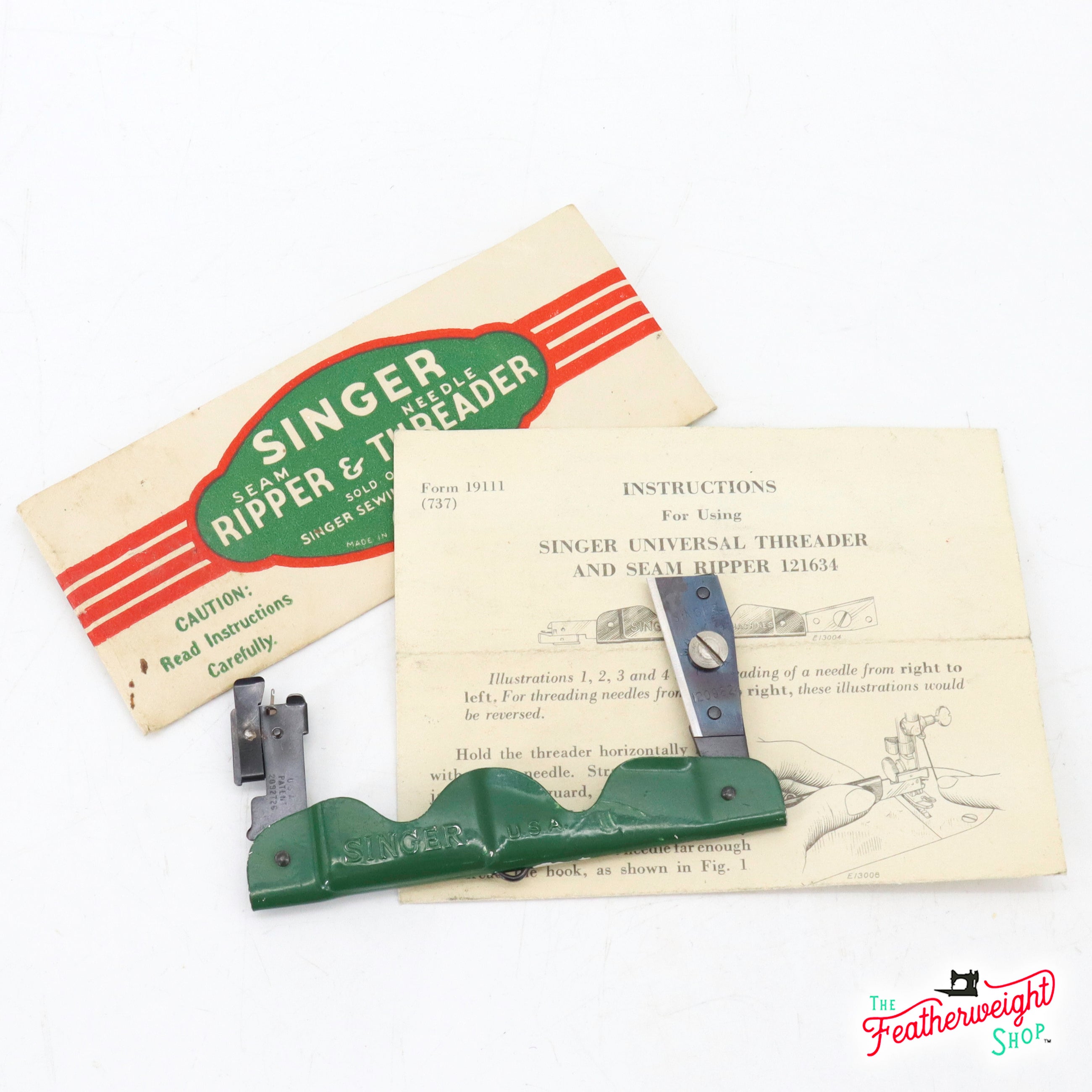 Needle Threader and Seam Ripper, Singer (Vintage Original) – The Singer ...