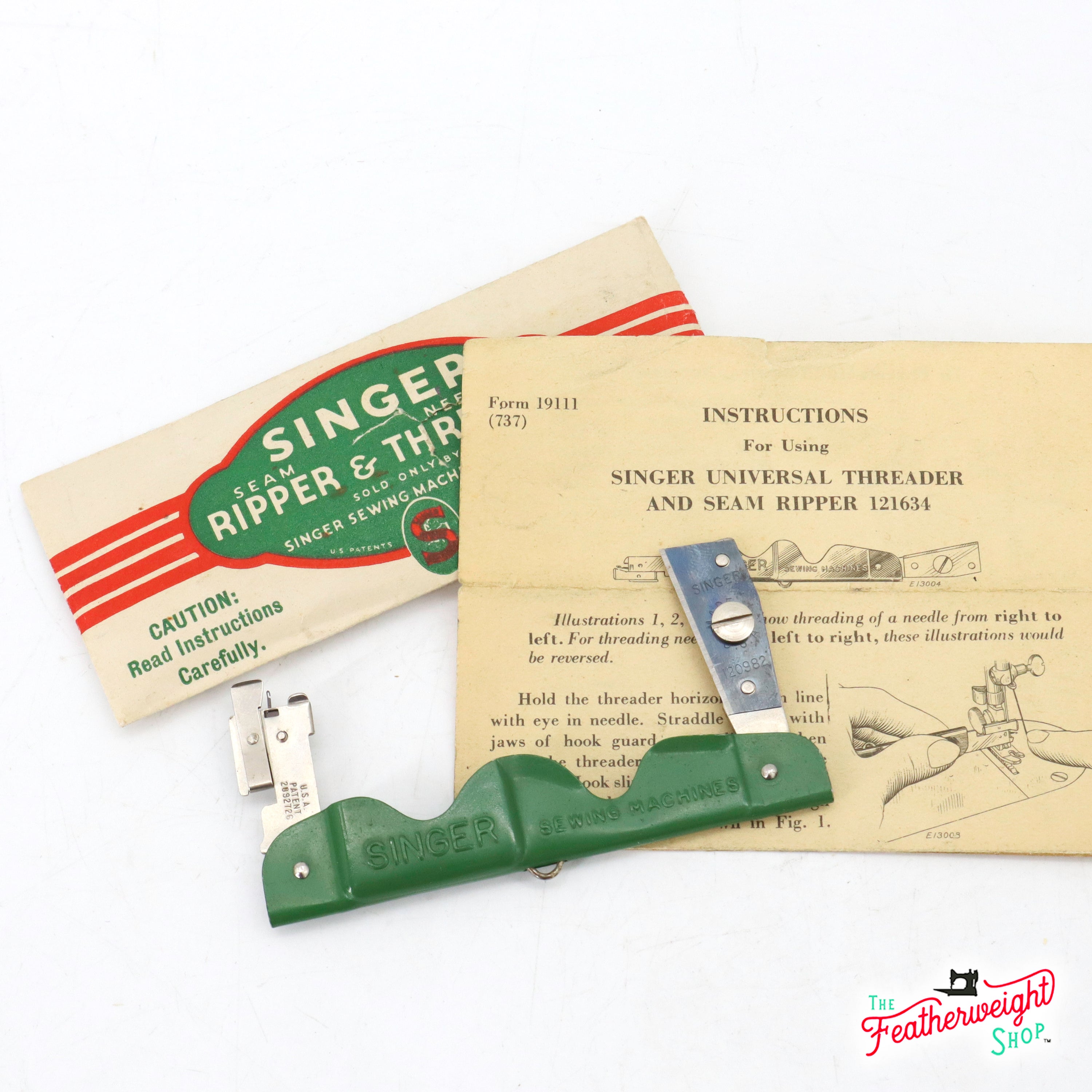 Needle Threader and Seam Ripper, Singer (Vintage Original) – The Singer ...