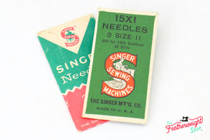 Needles, Singer New Old Stock (Vintage Original)