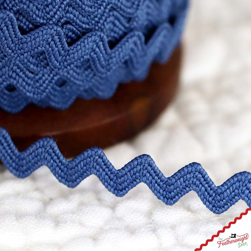 1/4" Inch DENIM VINTAGE TRIM RIC RAC by Lori Holt (by the yard)