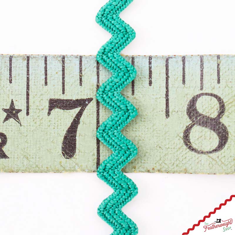 1/4" Inch JADE VINTAGE TRIM RIC RAC by Lori Holt (by the yard)