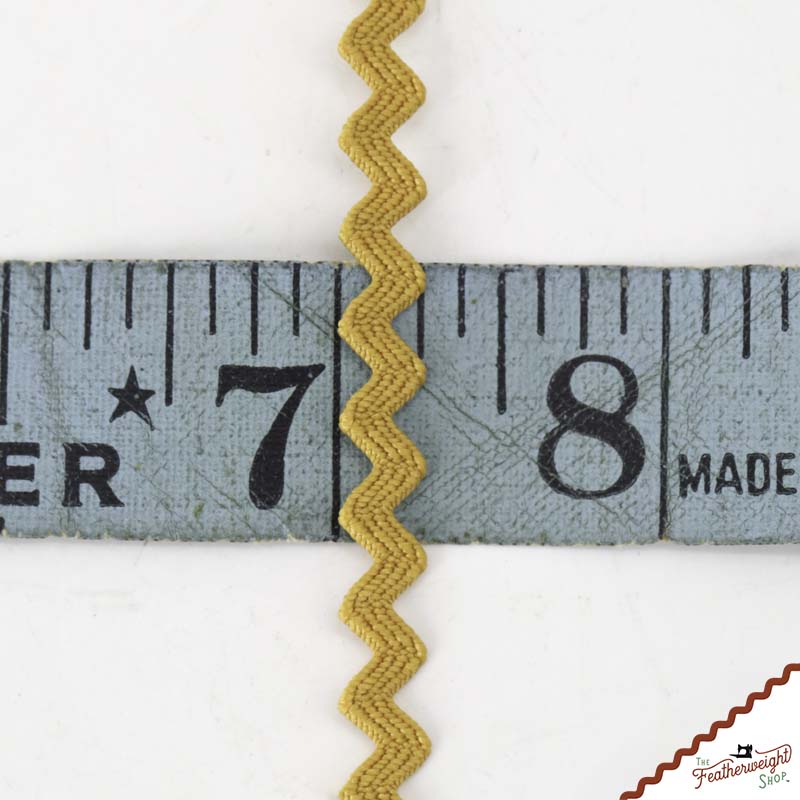 1/4" Inch Marigold VINTAGE TRIM RIC RAC by Lori Holt (by the yard)