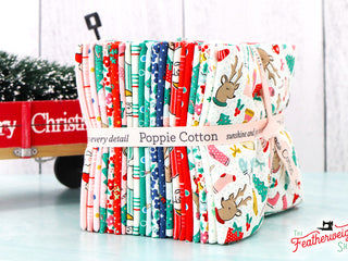 Load image into Gallery viewer, Fabric, Oh What Fun by Poppie Cotton- FAT QUARTER BUNDLE
