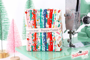 Fabric, Oh What Fun by Poppie Cotton- FAT QUARTER BUNDLE