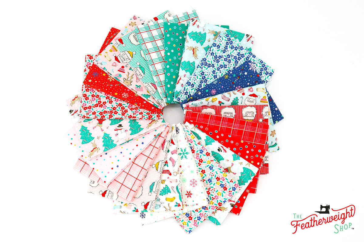 Fabric, Oh What Fun by Poppie Cotton- FAT QUARTER BUNDLE