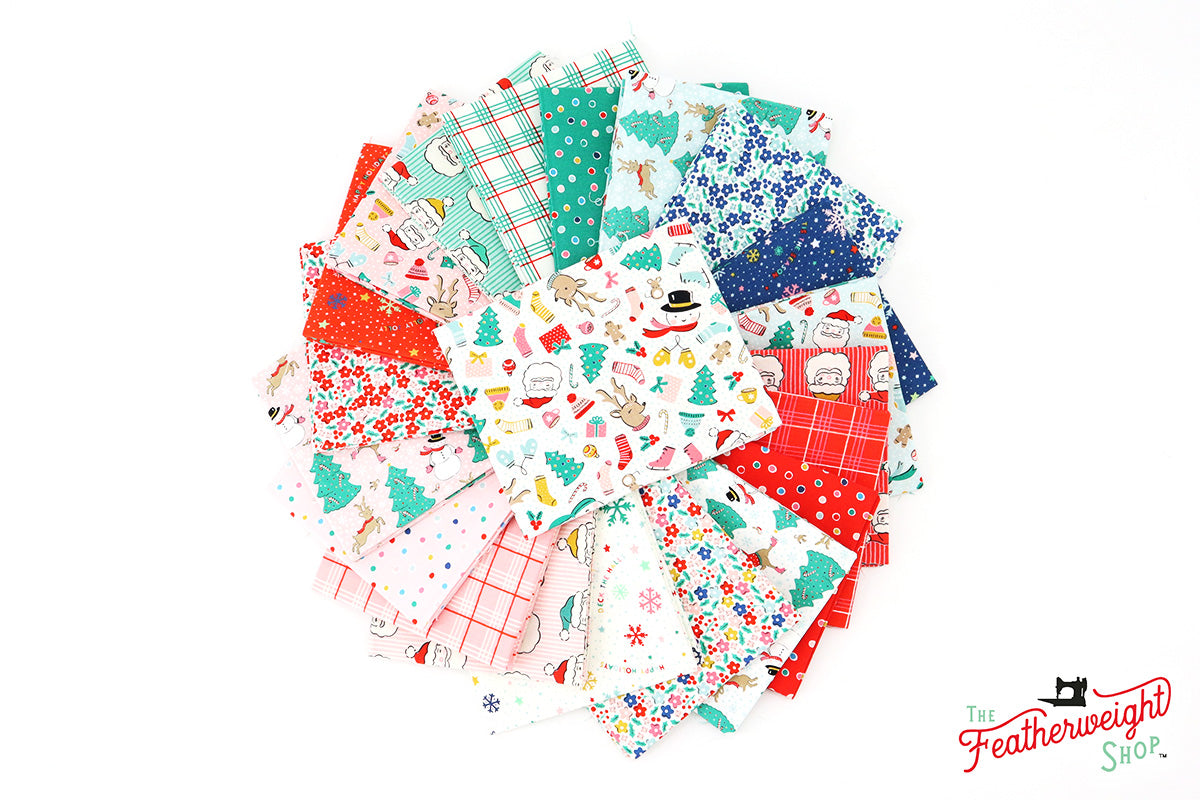 Fabric, Oh What Fun by Poppie Cotton- FAT QUARTER BUNDLE