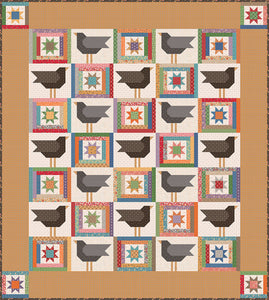 PATTERN, Crows in the Corn Quilt Pattern by Lori Holt