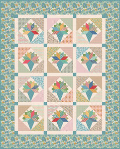 PATTERN, Spring Bouquets Quilt Pattern by Lori Holt