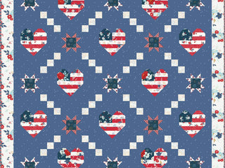 Load image into Gallery viewer, PATTERN, SWEET FREEDOM Quilt by Beverly McCullough of Flamingo Toes