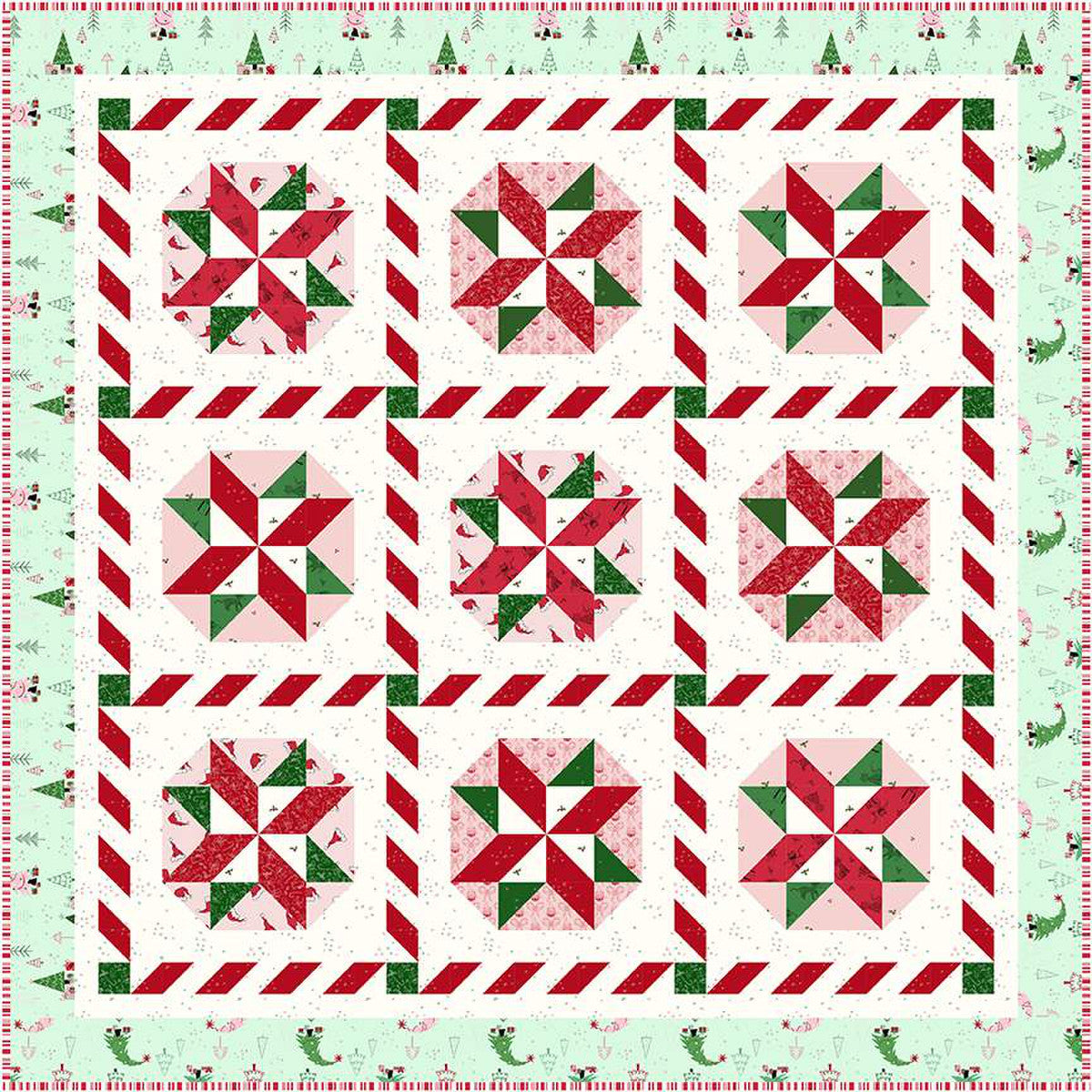 Peppermint Twirl Quilt Pattern