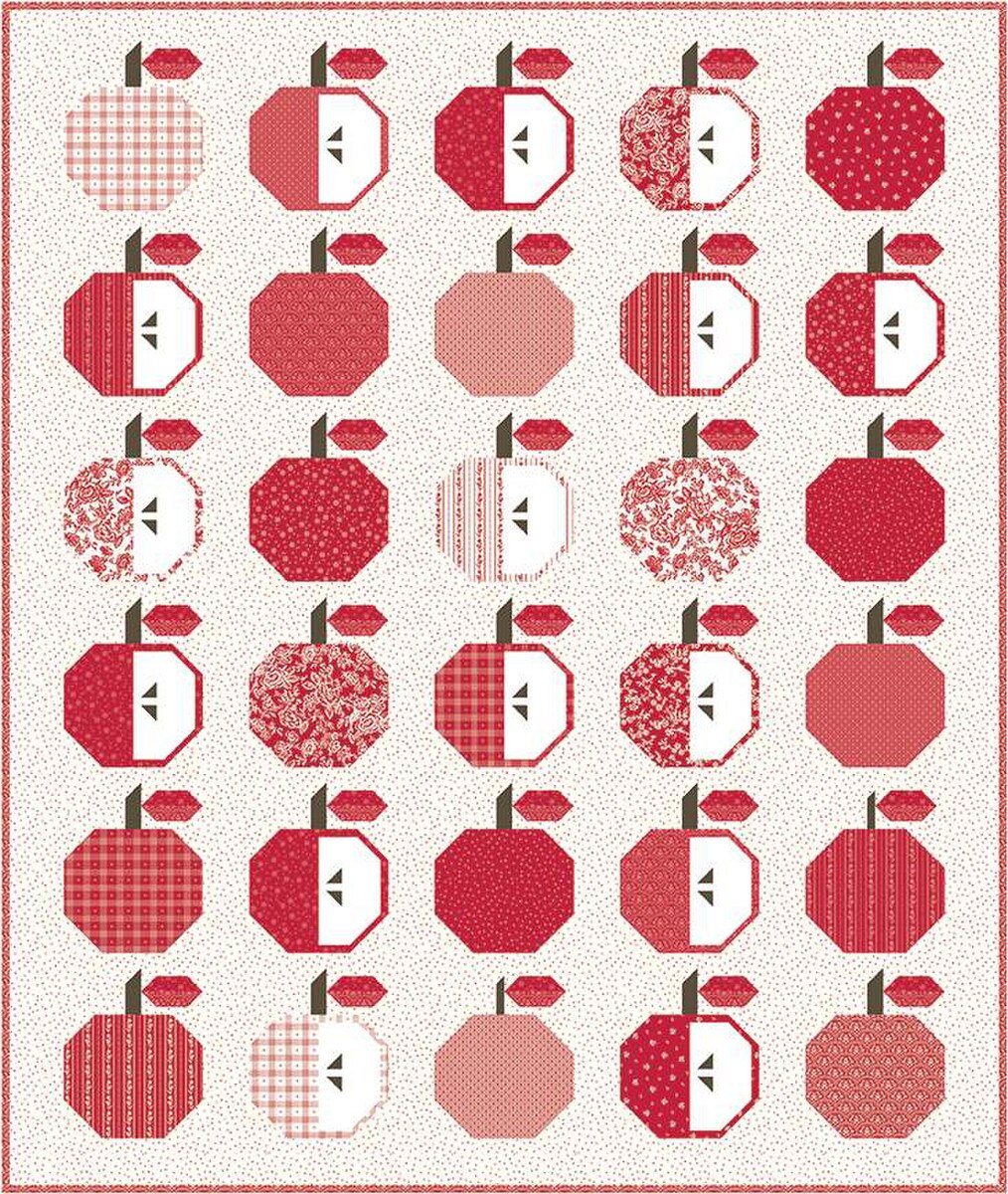 Quilt Kit, Boxed Set - Apple Season Red Delicious Apples