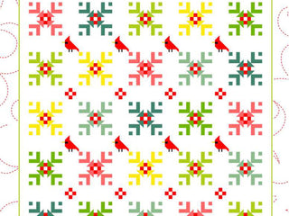 Load image into Gallery viewer, PATTERN, Visitor Christmas Quilt by Wendy Sheppard