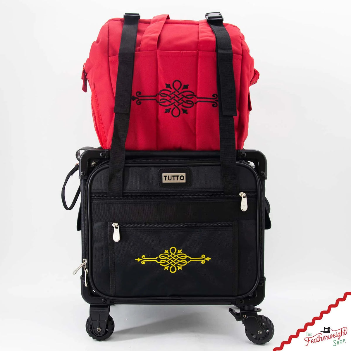 BAG, Featherweight Flyer Rolling Tote by Tutto fits Singer Featherweight 221 & 222
