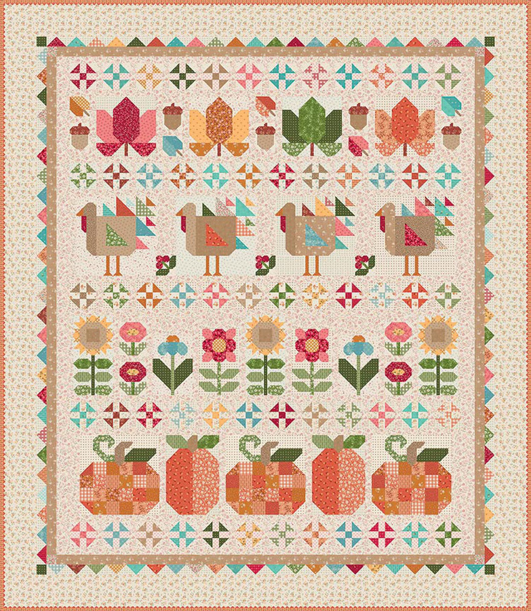 Pattern, Thanksgiving Row Quilt by Lori Holt