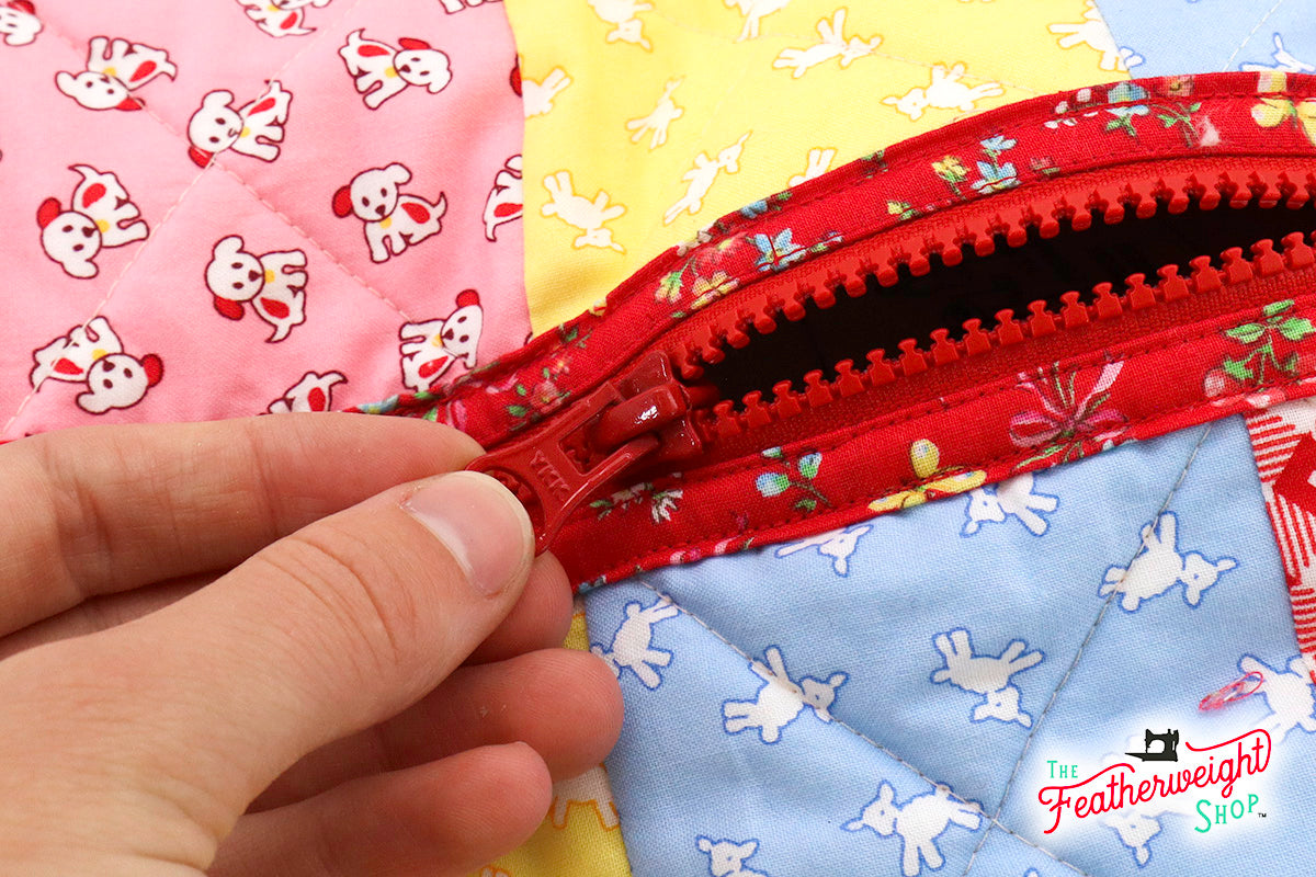 PATTERN, Quilted PATCHWORK Duffle Bag by Knot & Thread