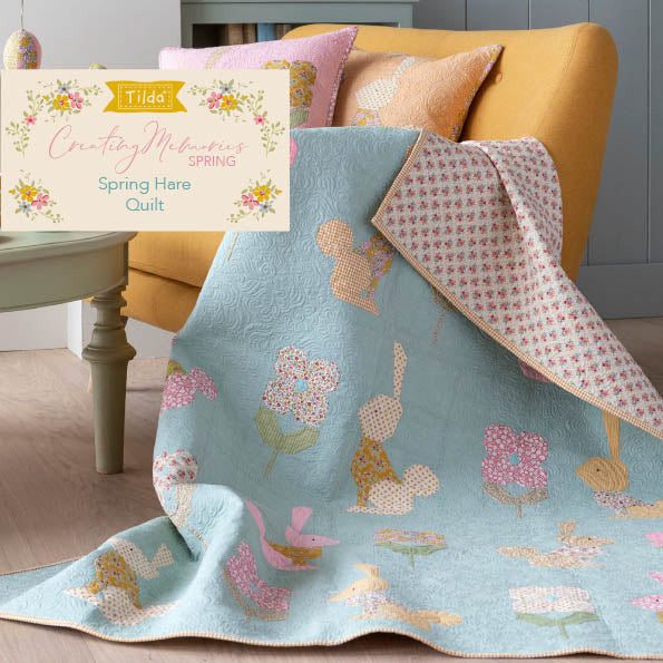 Fabric, Creating Memories SPRING & EASTER PASTELS by Tilda - FAT QUARTER BUNDLE