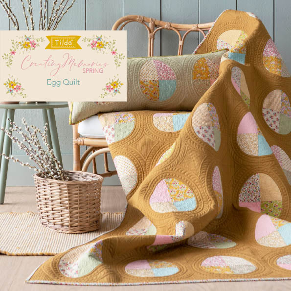 Fabric, Creating Memories SPRING & EASTER PASTELS by Tilda - FAT QUARTER BUNDLE