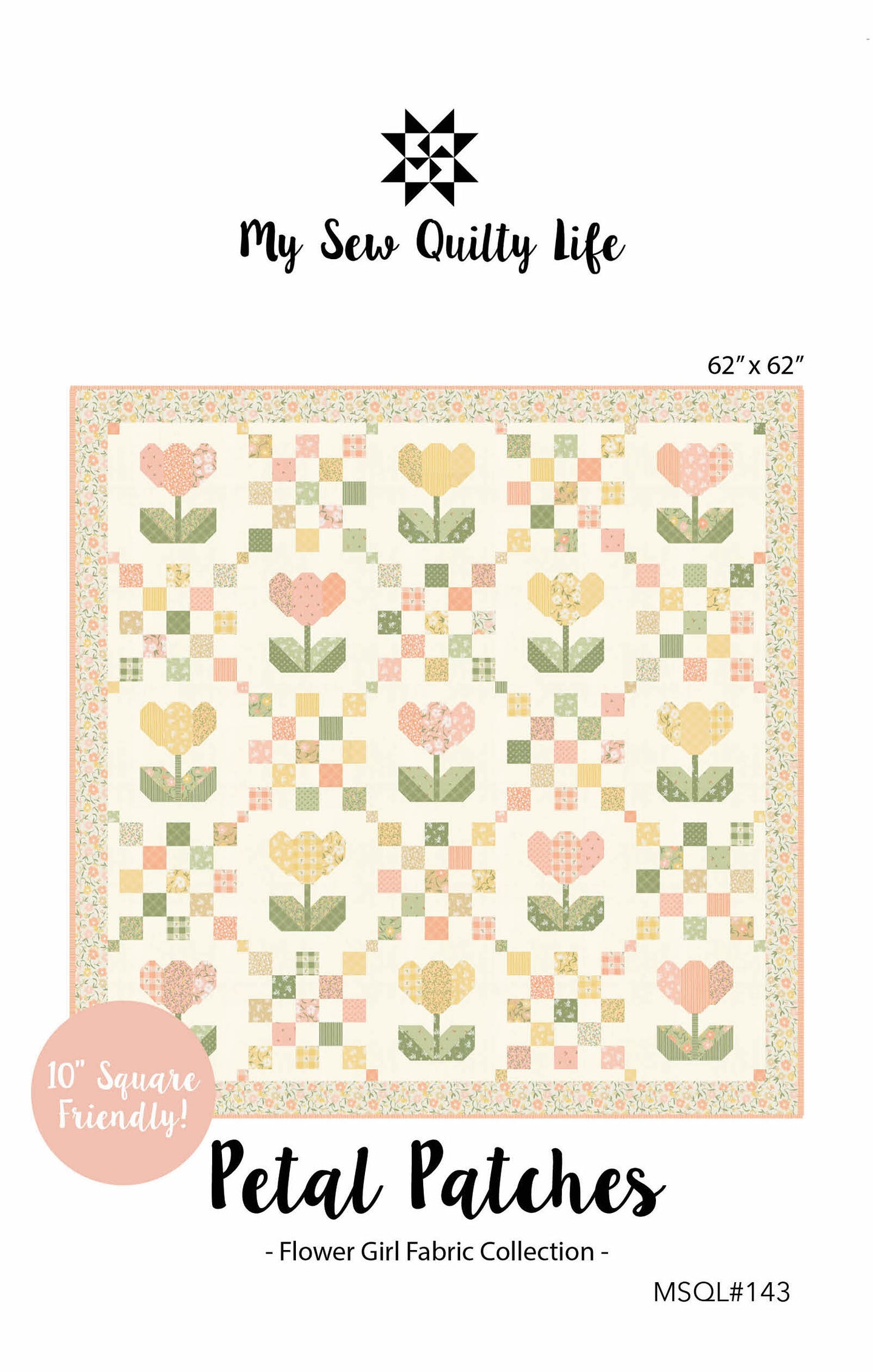 Pattern, Petal Patches Quilt by My Sew Quilty Life (digital download)