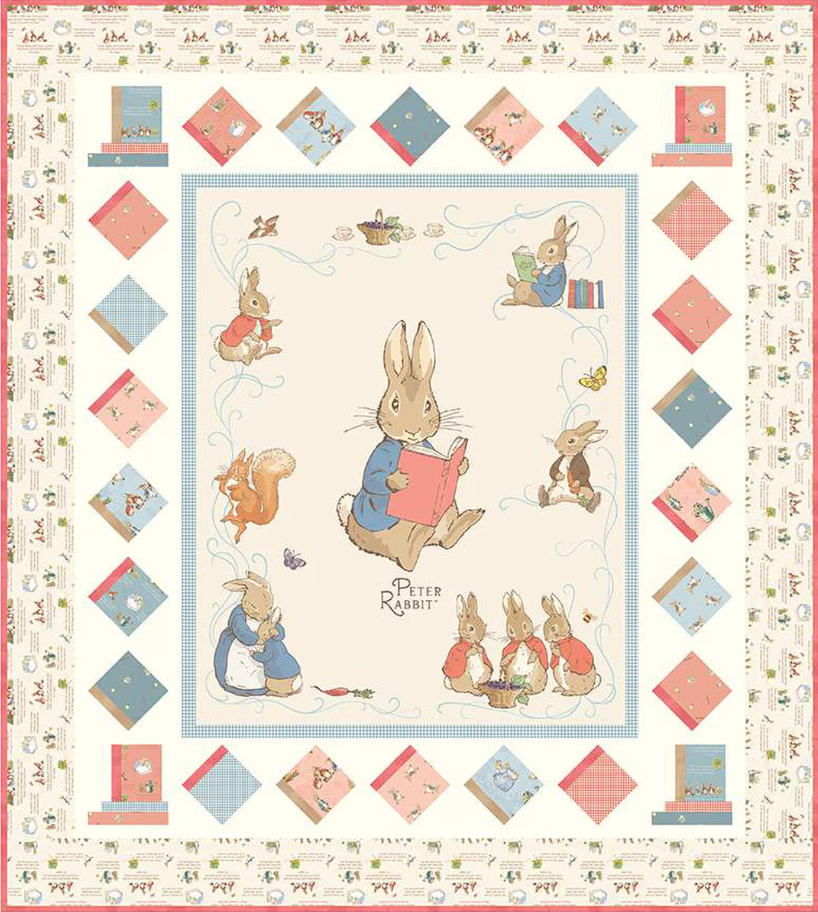 Quilt Kit, Boxed Set - Peter Rabbit Adventures BOOK INCLUDED!