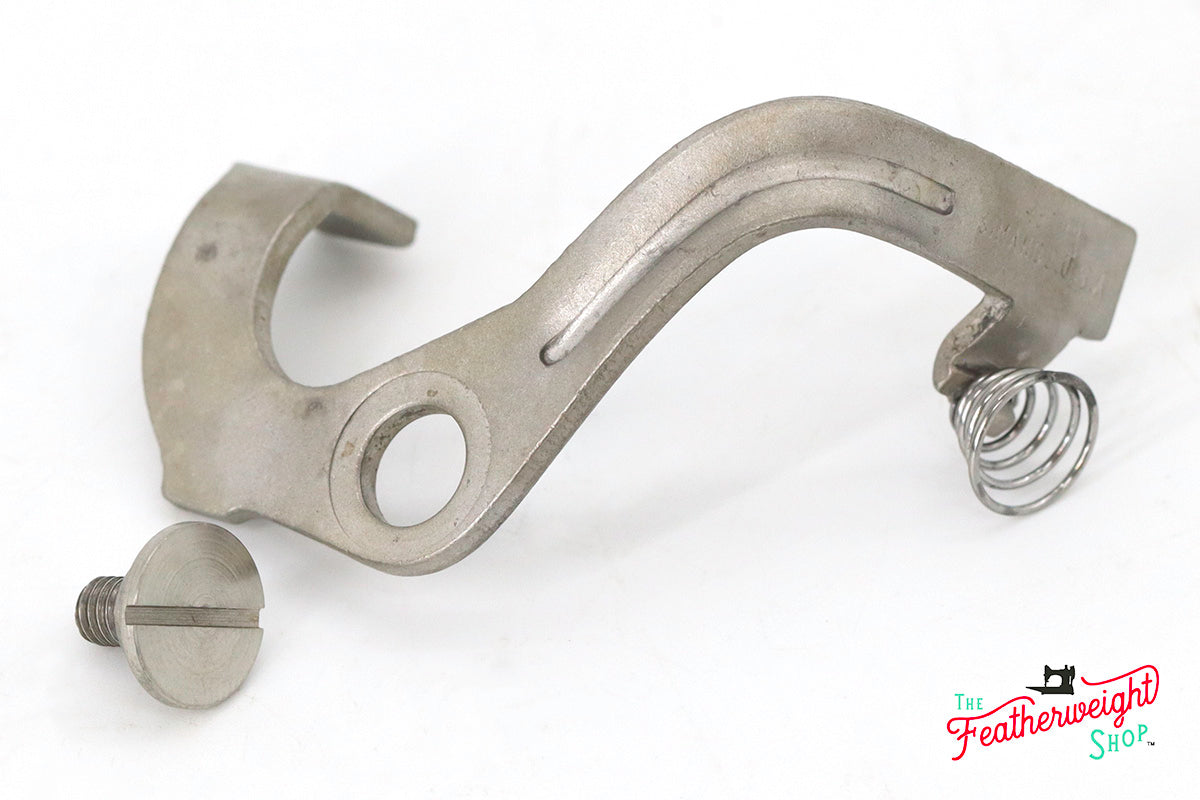 Presser Bar Releasing Lever and Spring, Singer Featherweight (Vintage Original)