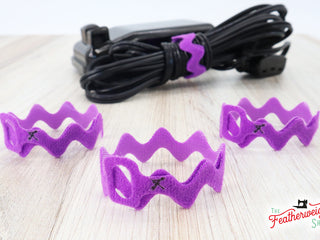 Load image into Gallery viewer, Cord WRAP, Ric Rac - Set of 3 (PURPLE)