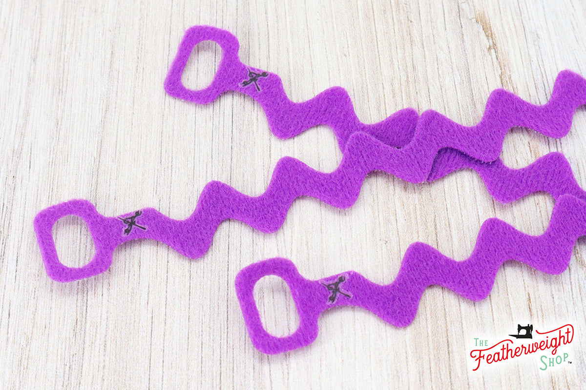 Cord WRAP, Ric Rac - Set of 3 (PURPLE)