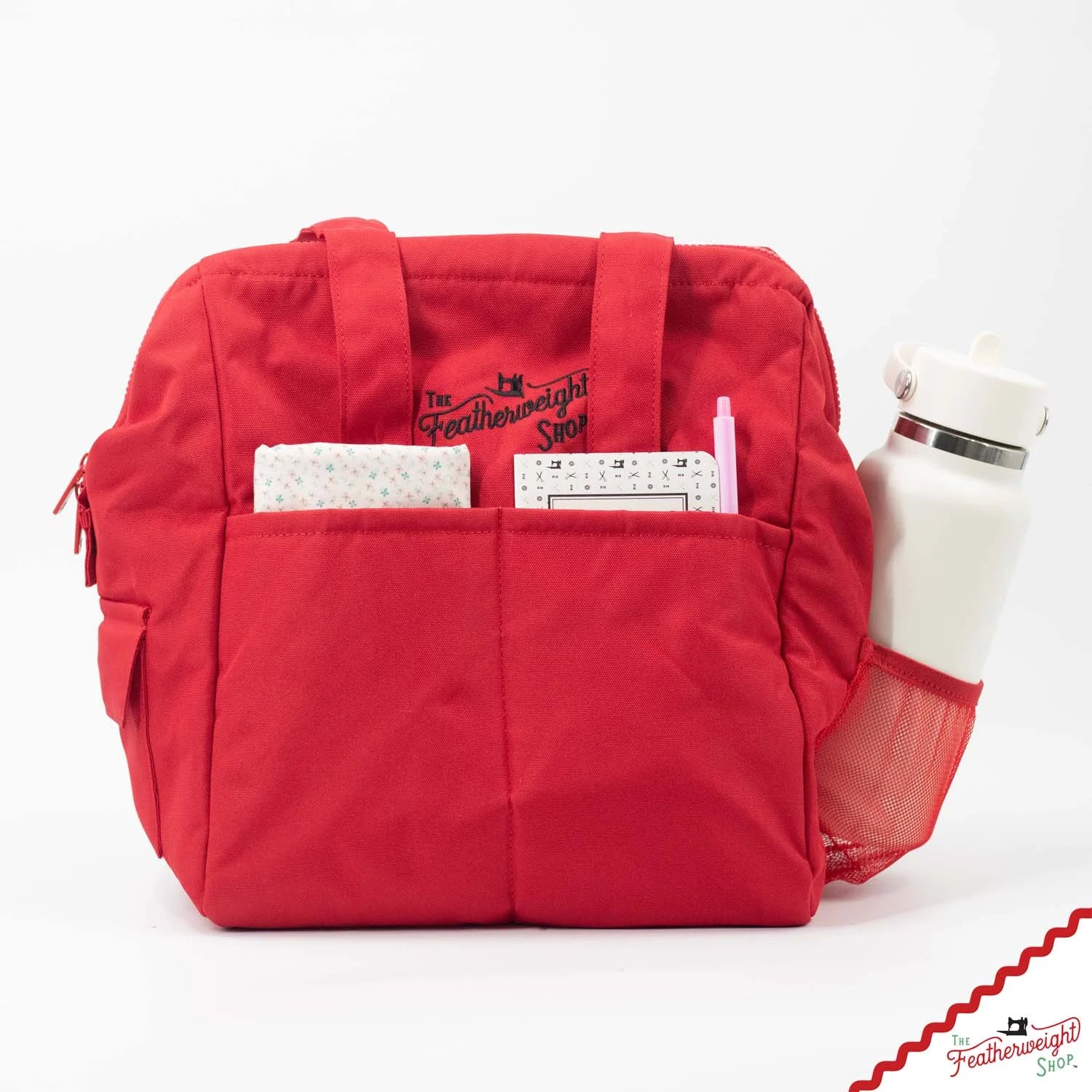 BAG, Padded TRAVEL fits Singer Featherweight 221 & 222 - RED