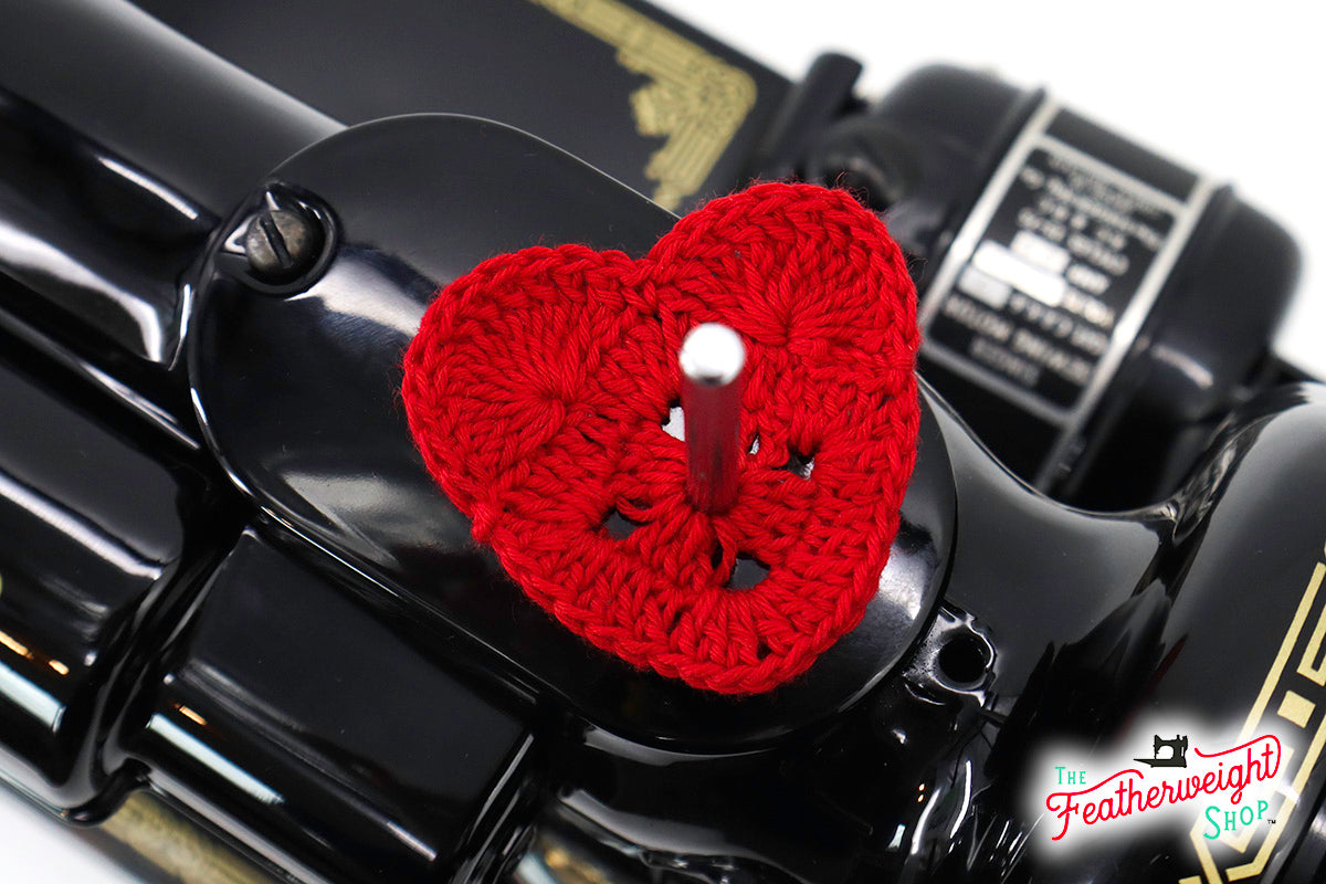 Spool Pin Doily - Heart