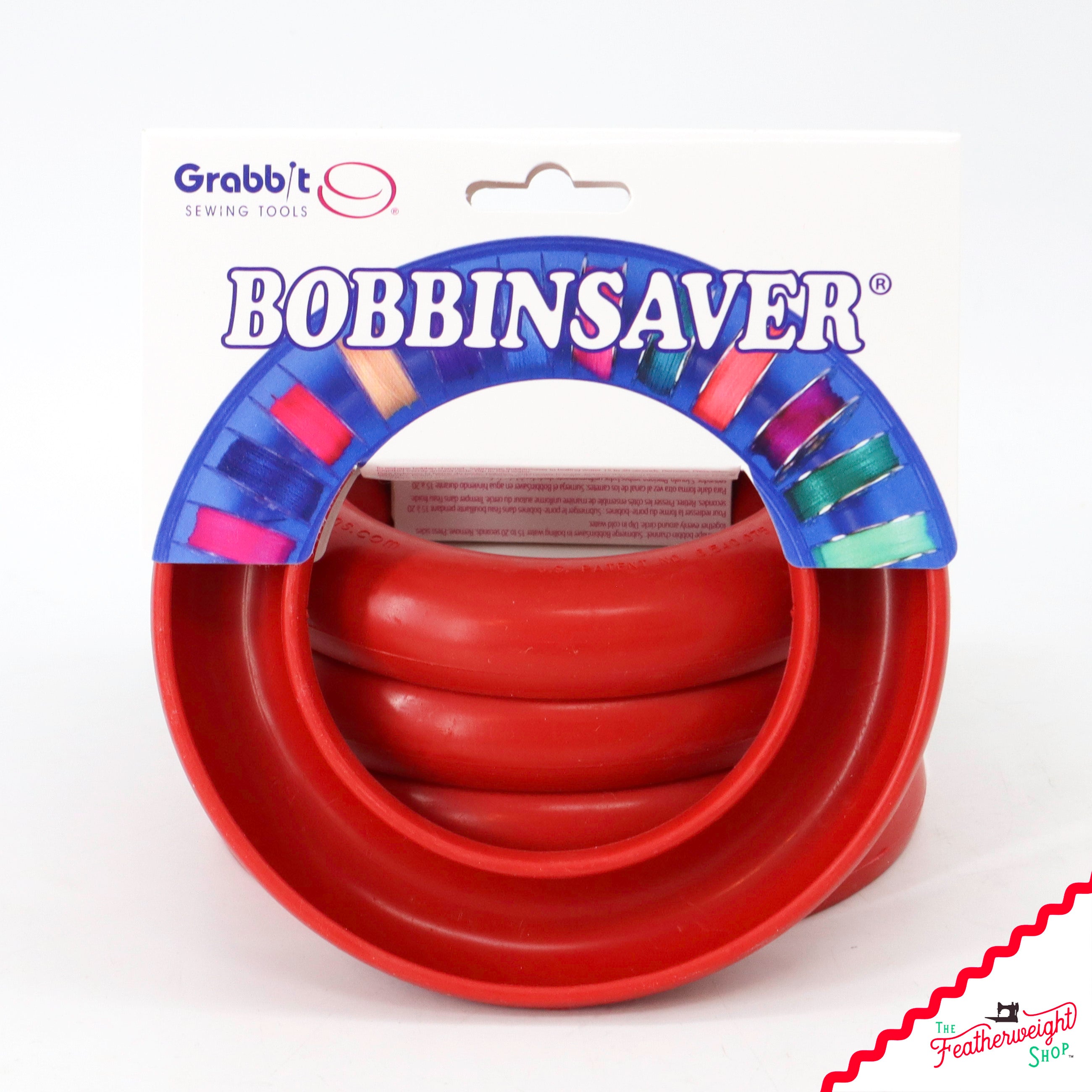 Bobbin Saver By GRABBIT - ROUND RED