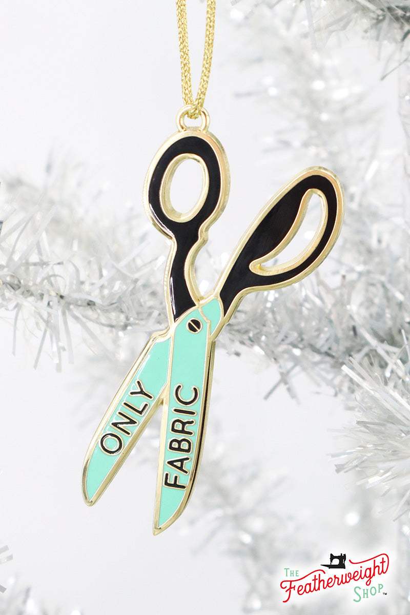 Ornament - FABRIC ONLY Scissors by Ruby Star Society