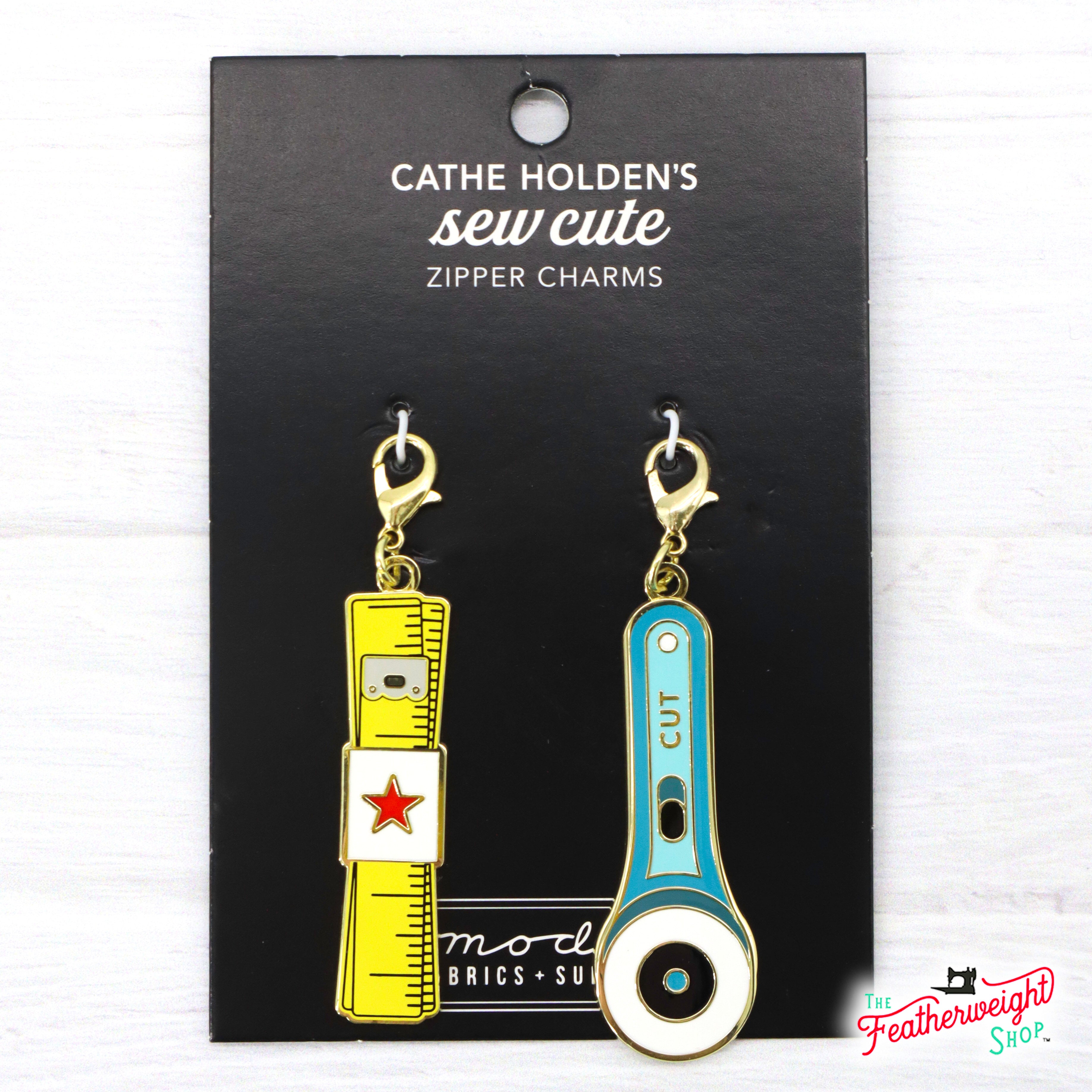 Enamel Charm Zipper Pull by Cathe Holden - MEASURE & CUT