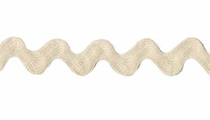3/8" Inch IVORY Cotton RIC RAC from France (sold by the yard)