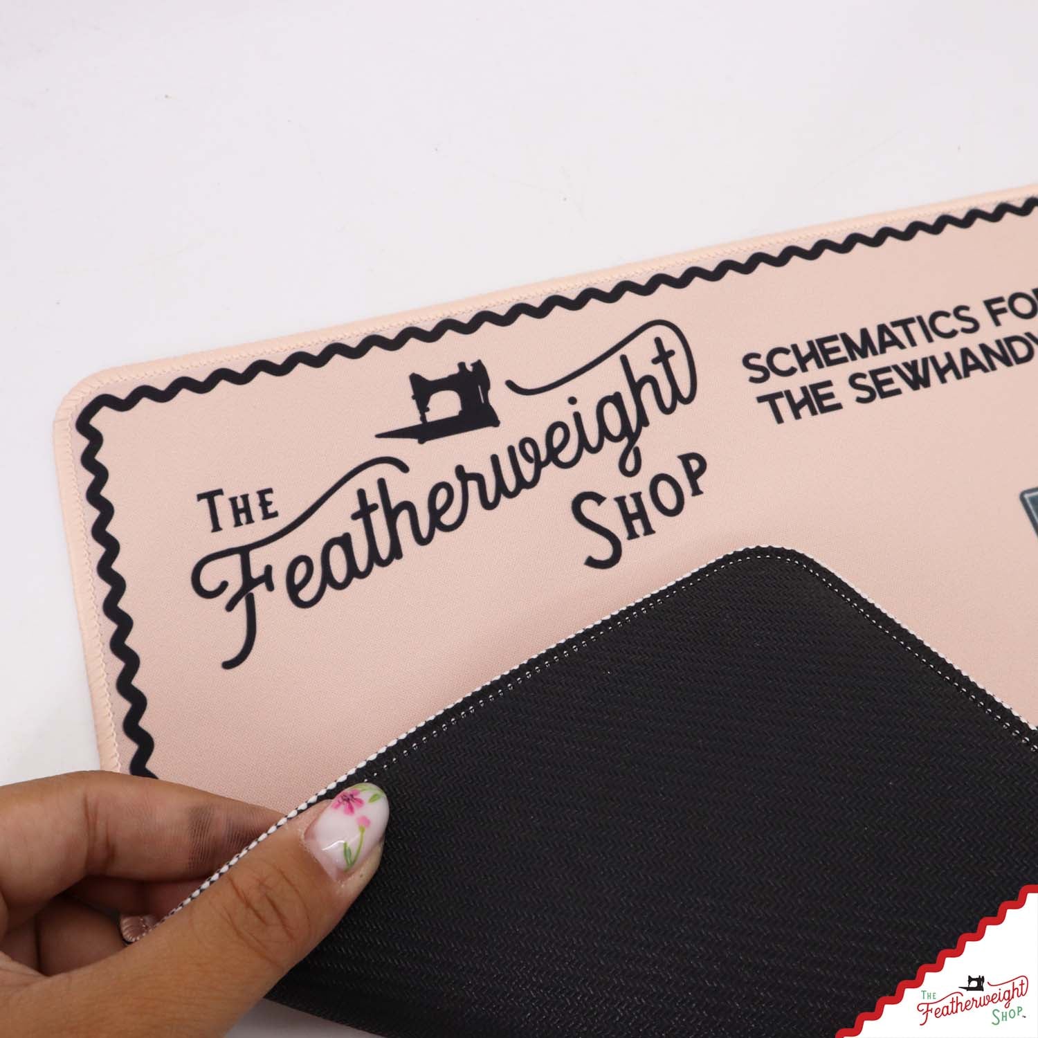 Sew Handy Servicing Mat — pink schematic for the Singer Sewhandy Model 20