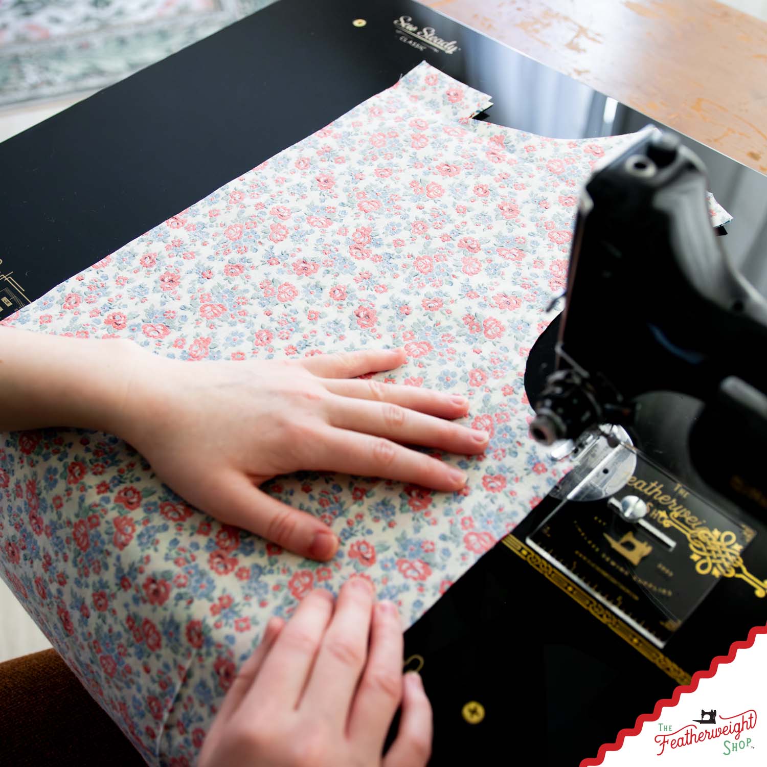Sew Steady BLACK CLASSIC Singer Featherweight (Table Extension ONLY + Polish)