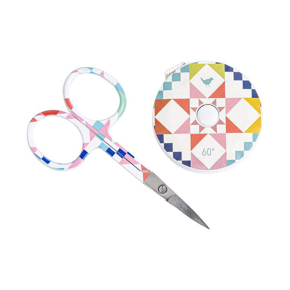 Scissors, Embroidery Scissors & Tape Measure Duo