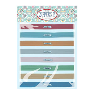 Happy Zippers - SET 2 by Lori Holt - (Set of 8 colors)