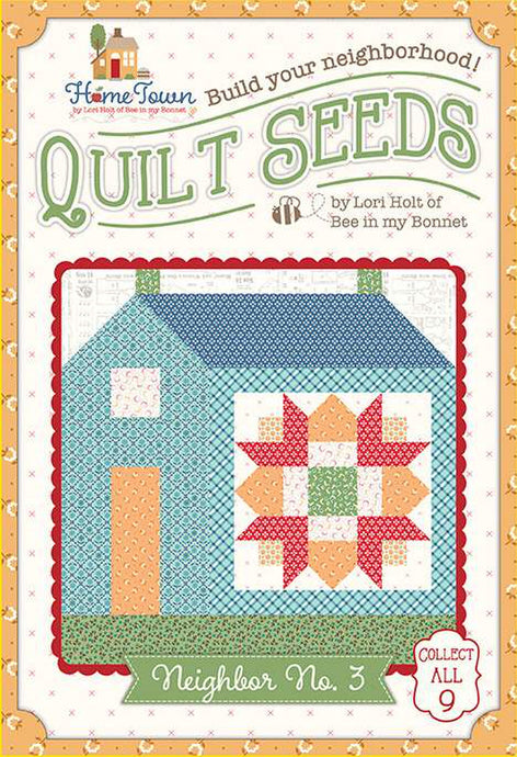 PATTERN, Home Town Neighbor #3 (Calico Quilt Seeds) Block Pattern by Lori Holt