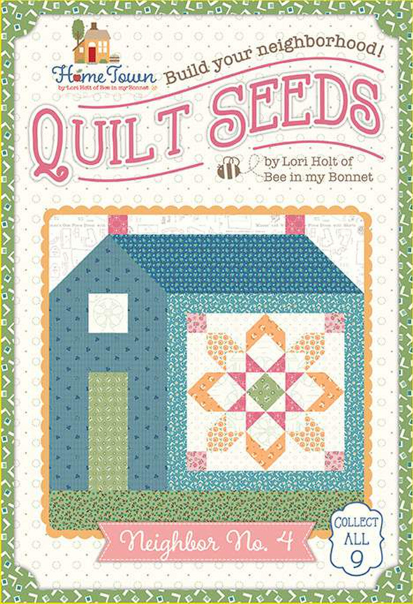 PATTERN, Home Town Neighbor #4 (Calico Quilt Seeds) Block Pattern by Lori Holt