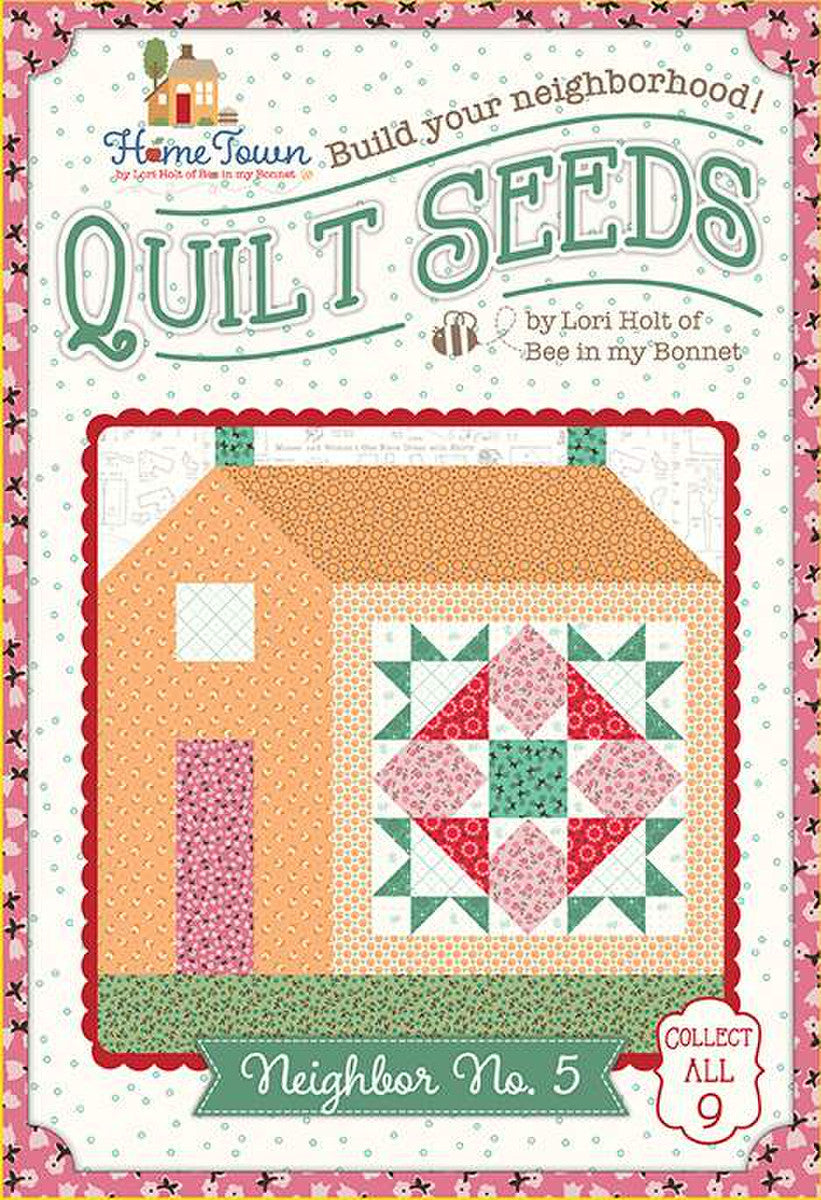 PATTERN, Home Town Neighbor #5 (Calico Quilt Seeds) Block Pattern by Lori Holt