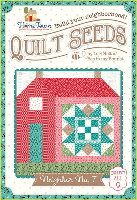 PATTERN, Home Town Neighbor #7 (Calico Quilt Seeds) Block Pattern by Lori Holt