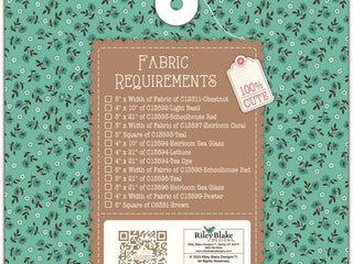 Load image into Gallery viewer, PATTERN, Home Town Neighbor #7 (Calico Quilt Seeds) Block Pattern by Lori Holt