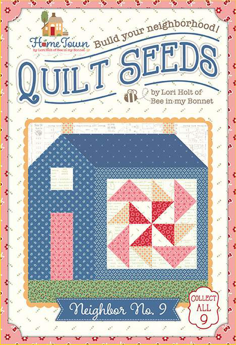 PATTERN, Home Town Neighbor #9 (Calico Quilt Seeds) Block Pattern by Lori Holt